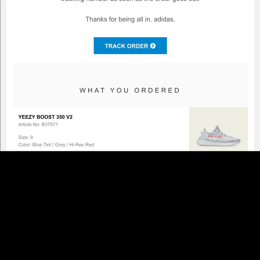 Men’s size 9 Blue Tint Yeezy Adidas sneakers - NWT